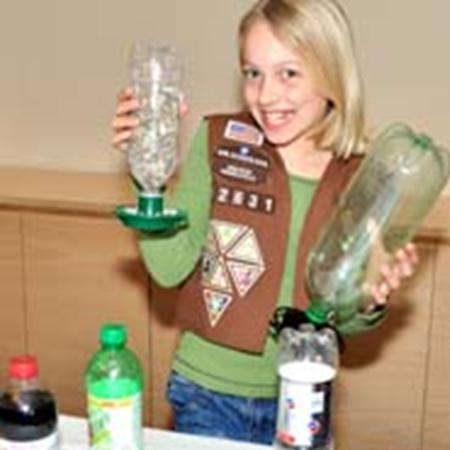 Girl Scout Troop Makes Bird Feeders